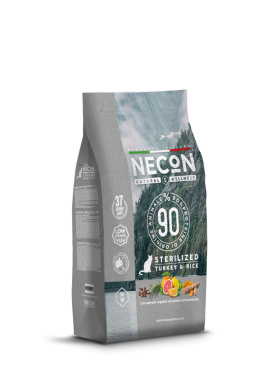 NECON NW sterilized cat turkey &amp; rice - karma dla sterylizowanych kotów z indykiem i ryżem 1,5 kg